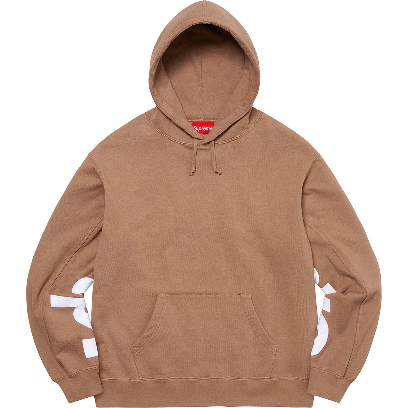 Cropped Panels Hooded Sweatshirt view 8